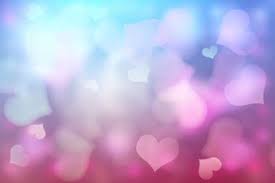 Abstract Background Blur With Hearts Heart Illustration Heart Background Royalty Free Images