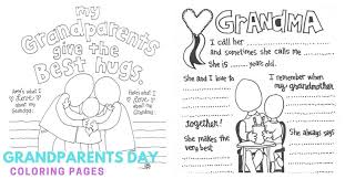 A printable card or sign. The Cutest Grandparents Day Coloring Pages Skip To My Lou