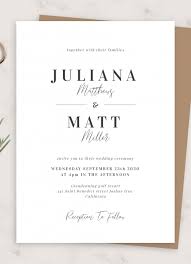 ♦ invitations are of two types: Elegant Wedding Invitations Download Or Order Printed