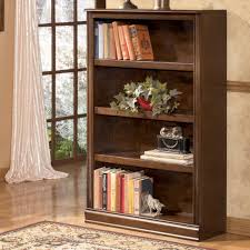 Pewter bronzed metal base is powder coated to resist rust and scratches Ashley Signature Design Hamlyn 1247629 Medium Bookcase Dunk Bright Furniture Open Bookcases