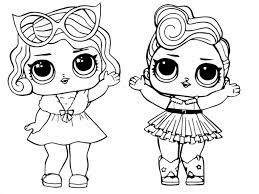 coloring page lol surprise doll leading baby and luxe 7 coloriage patte patrouille facile