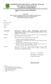 Maybe you would like to learn more about one of these? Doc Format Sk Posyandu Kader Wanto Sahabat Academia Edu
