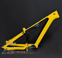 Telaio bici E-MTB a sospensione completa in fibra di ...