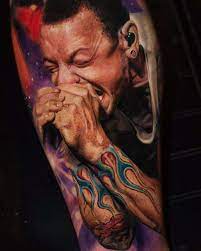 Maybe you would like to learn more about one of these? Surrealistic Tattoo By Yomico Moreno Inkppl World Tattoo Chester Bennington Tattoos