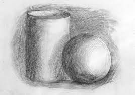 Bild Schatten Rhythmus Klassisch Zeichnen Kugel Von Maxim Grau Bei Kunstnet