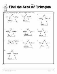 All of your worksheets are now here on mathwarehouse.com. Area Of Triangles Worksheets