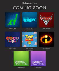Based on previous statements we cvan guess that the three films coming in 2021, and 2022 are not sequels, but that means that. Pair Of Untitled Pixar Films Coming In 2020 Pixar Post