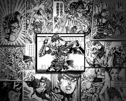 All these collages/boards have a combination of manga panels and anime screenshots! Anime Wallpapers Jojo Collage Wallpaper By Gojiro Kiryu
