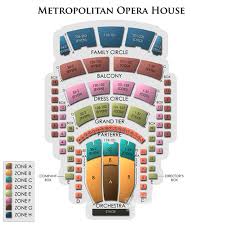 Seating Chart For The Metropolitan Opera Nyc Round House