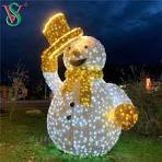 3D Large Christmas Snowman Motif Lights for Shopping Mall ...