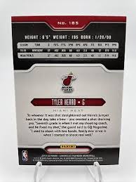 2019-20 Panini Chronicles Tyler Herro RC Miami Heat #185 MINT MINT