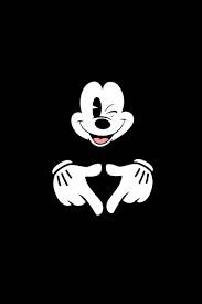 black mickey mouse phone wallpapers