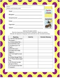 Bud Not Buddy Figurative Language Figurative Language Literary Terms Language