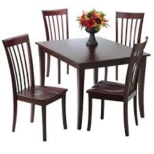 5 Piece Dolce Dining Set Wooden Dining Table Designs Dining Table Chairs Dining Table Design