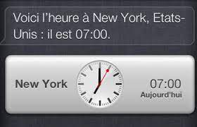 You can see it in some phrase, like il faut.. Quel Heure Aux Etats Unis