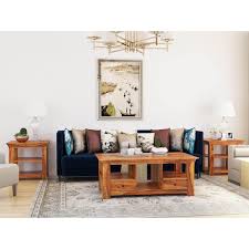 See more ideas about coffee table, table, furniture. Priscus Midcentury Solid Wood 3 Piece Coffee Table Set With Drawers