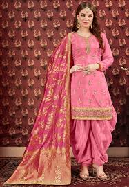 We did not find results for: Embroidered Art Silk Punjabi Suit In Dark Pink Kqu1587