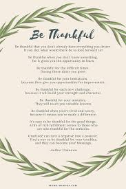 Be Thankful A Poem Of Gratitude Mom S Mimosa Gratitude Quotes Thankful Gratitude Poems Thankful Quotes Life