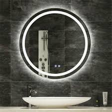 Regardless of whether you're looking for modern or traditional styles, you're assured of a luxurious and high quality mirror here at drench. Luvodi Round Waterproof Illuminated Led Bathroom Mirror Wall Makeup Mirrors With Demister Pad 600x600mm Modern Bathroom Vanity Mirror Buy Online In Belarus At Belarus Desertcart Com Productid 163827215