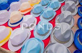 Traditional Colombian Colorful Straw Hats From Street Vendors In Colombia S Most Stock Photos Ad Straw Hats Colorful Traditional Straw Hat Colombian Straw