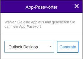 Mere please look at this and if you can't get it working post back: Outlook Und Die Bestatigung In Zwei Schritten Fur Yahoo Accounts Outlook 2003 Outlook 2007 Email Outlook 2010 Email Outlook 2013 Outlook 2016 Mailhilfe De