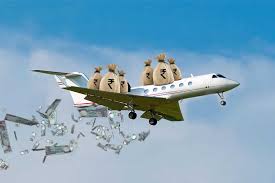 Huge Cash Was Transferred Outside India Via Chartered Plane