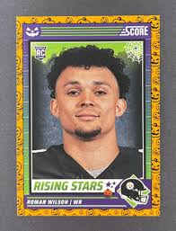 ROMAN WILSON * ROOKIE CARD * (RC) 2024 Score-A-Treat ORANGE PUMPKIN #43