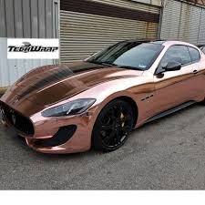 A car wrap or vehicle vinyl wrap is a large vinyl graphic or decal applied directly over the original paint of the vehicle. Teckwrap Usa Premium Mirror Rose Gold Chrome Vinyl Wrap Car Stickers Adhesive Film Chm03e Shopee Malaysia