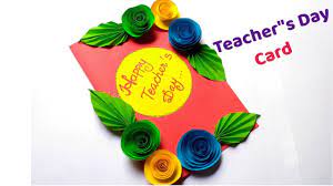 How to make easy greeting cards at home handmade greeting from teachers day greeting card handmade. Diy Teacher S Day Card Handmade Teacher S Day Card Diy Greeting Card Youtube