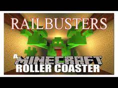 (minecraft) helping with beetlejuice roller coaster. 9 Minecraft Funland Videos Minecraft Roller Coaster Minecraft Videos