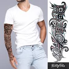Tribal Graffiti Tribal Fashion Temporary Tattoo Sleeves Temporary Tattoo