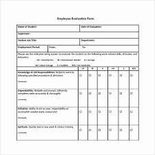 Free Employee Evaluation Forms Printable Unique Employee Evaluation Form 21 Download Free Document Employee Evaluation Form Evaluation Employee Evaluation Form