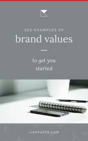 We did not find results for: List Of 200 Examples Of Brand Values To Get You Started Lisa Furze