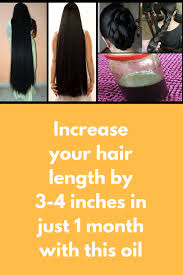 How to grow long hair. Increase Your Hair Length By 3 4 Inches In Just 1 Month With This Oil Hair Grows At 0 50 Inc How To Grow Natural Hair Increase Hair Length Hair Growing Formula