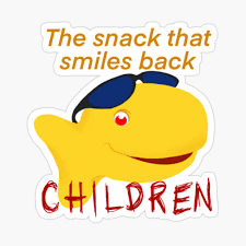 The Snack That Smiles Back Art Print By Doodlingwitch Redbubble