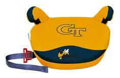 Lil Fan Georgia Tech Gt Booster Seat Georgia Tech Yellow Jackets Backless Booster Car Seat Booster Seat