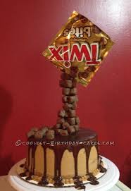 Coolest Homemade Twix Anti Gravity Cake Anti Gravity Cake Gravity Cake Twix Cake