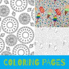 School's out for summer, so keep kids of all ages busy with summer coloring sheets. Taste Of Summer Coloring Pages