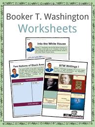 The autobiographical writings of booker t. Booker T Washington Facts Biography Worksheets For Kids