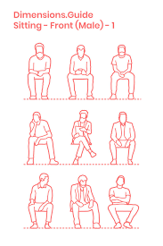 Sitting Male Front 1 Human Sketch Posture Drawing Human Drawing