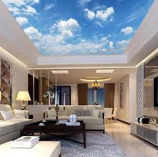 Sunny Clear Sky Ceiling Sticker Ceiling Decor Sun Heavens Brightly Photo Paper Ceiling Mural Self Adhesive Exclusive Design Photo Wallpaper In 2021 Wallpaper Ceiling Ceiling Murals False Ceiling Design