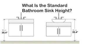 Getting the measurements right is crucial! What Is The Standard Bathroom Sink Height