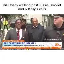 Bill Cosby Walking Past Jussie Smollet And R Kelly S Cells