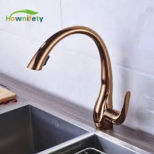 Maybe you would like to learn more about one of these? Rose Gold Brass Swivel Kitchen Sink Faucet Pull Out Down Sprayer Mixer Tap Home Faucets Home Improvement