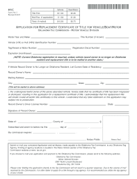 Challan clearance from traffic police & enforcement wing transport. Lost Title Oklahoma Fill Out And Sign Printable Pdf Template Signnow