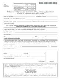 What happens if i lost my car title. Lost Title Oklahoma Fill Out And Sign Printable Pdf Template Signnow