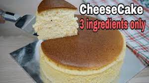 Keju juga digunakan dalam pembuatan kek. Cheese Kek Hanya 3 Bahan Sangat Mudah Cheesecake Mydapur Panas Youtube