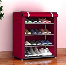 Looking for a good deal on shoe rack? Parasnath Parasnath 4 5 Utility Shoe Rack Cabinet Red Made In India Metal Plastic Metal Collapsible Shoe Stand Price In India Buy Parasnath Parasnath 4 5 Utility Shoe Rack Cabinet Red Made In