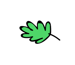 Vector illustration set of spring flying falling green leaves, texture elements for graphic design. Eurosko Kids Gifs Find Share On Giphy