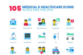 105 Medical Healthcare Icons In 2020 Medical Fitness Infographic Health Care